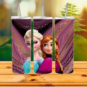 Disney Frozen Elsa and Ana Stainless Steel Tumbler